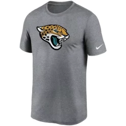 Best Sale ⌛ Nike Men's Big And Tall Heathered Charcoal Jacksonville Jaguars Logo Essential Legend Performance T-shirt Heather Charcoal ⭐ -Outlet Nike Store unnamed file 161