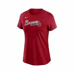 Coupon ✨ Nike 👩 Women's Ronald Acuna Jr. Red Atlanta Braves Name Number T-shirt 🥰 -Outlet Nike Store unnamed file 1619