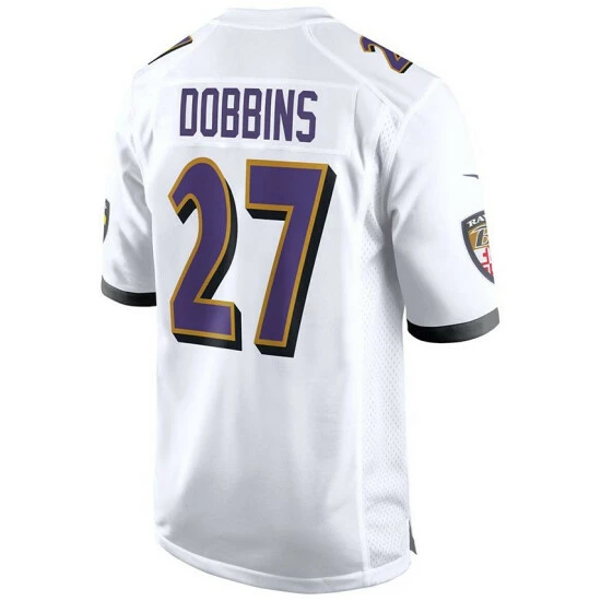 Cheap ๐ Nike Men's J.K. Dobbins White Baltimore Ravens Game Jersey ๐ 6 Cheap ๐ Nike Men's J.K. Dobbins White Baltimore Ravens Game Jersey ๐ - Image 4