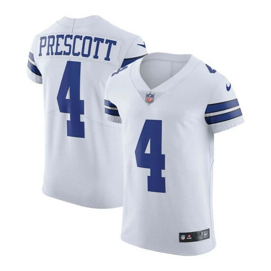 Cheap โจ Nike Men's Dak Prescott White Dallas Cowboys Vapor Elite Player Jersey ๐ฅฐ 3 Cheap โจ Nike Men's Dak Prescott White Dallas Cowboys Vapor Elite Player Jersey ๐ฅฐ