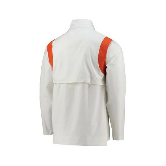 Promo ๐ Nike Men's White Clemson Tigers Coach Half-Zip Jacket ๐ 4 Promo ๐ Nike Men's White Clemson Tigers Coach Half-Zip Jacket ๐ - Image 2