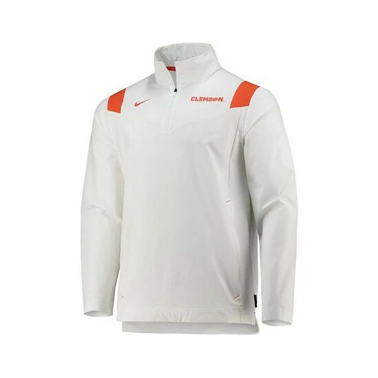 Promo ๐ Nike Men's White Clemson Tigers Coach Half-Zip Jacket ๐ 5 Promo ๐ Nike Men's White Clemson Tigers Coach Half-Zip Jacket ๐ - Image 3