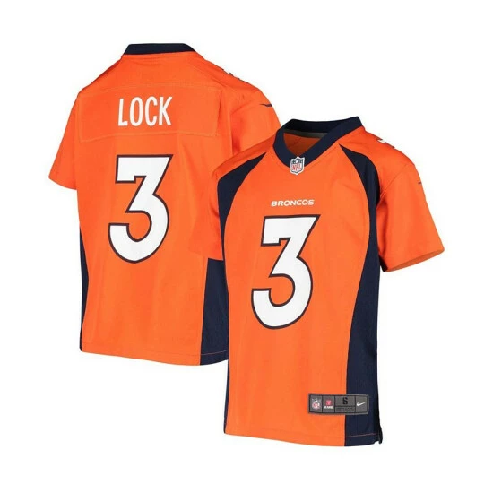 New ๐คฉ Nike Youth Boys And ๐ง Girls Drew Lock Orange Denver Broncos Player Game Jersey ๐ 3 New ๐คฉ Nike Youth Boys And ๐ง Girls Drew Lock Orange Denver Broncos Player Game Jersey ๐