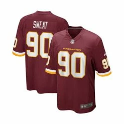 Coupon ⭐ Nike Men's Montez Sweat Burgundy Washington Football Team Player Game Jersey 🥰