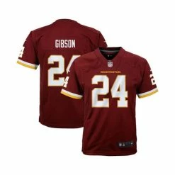 Wholesale 🔥 Nike Youth Boys Antonio Gibson Burgundy Washington Football Team Game Jersey 🎁