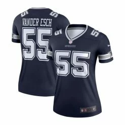 New ๐งจ Nike ๐ฉ Women's Leighton Vander Esch Navy Dallas Cowboys Legend Player Jersey ๐ฅฐ