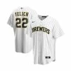Buy ✨ Nike Men's Christian Yelich White Milwaukee Brewers Alternate Replica Player Jersey ✨ -Outlet Nike Store unnamed file 1830