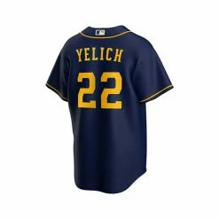 Best deal 🥰 Nike Men's Christian Yelich Navy Milwaukee Brewers Alternate Replica Player Jersey 😉 -Outlet Nike Store unnamed file 1841
