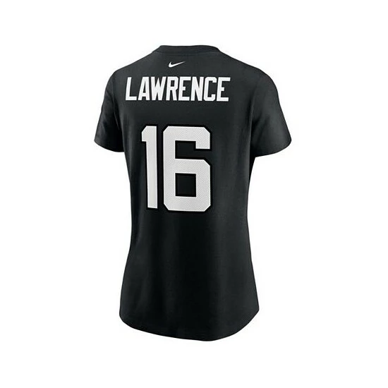 Best Sale ๐ Nike ๐ฉ Women's Trevor Lawrence Black Jacksonville Jaguars 2021 NFL Draft First Round Pick Player Name Number T-shirt โ๏ธ 4 Best Sale ๐ Nike ๐ฉ Women's Trevor Lawrence Black Jacksonville Jaguars 2021 NFL Draft First Round Pick Player Name Number T-shirt โ๏ธ - Image 2
