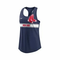 Best Sale 🌟 Nike 👩 Women's Navy Boston Red Sox Cropped Logo Performance Racerback Tank Top 🧨 -Outlet Nike Store unnamed file 1875