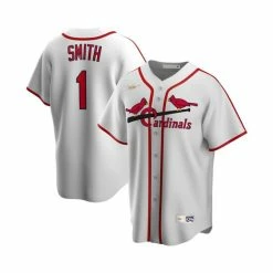 Best Sale ❤️ Nike Men's Ozzie Smith White St. Louis Cardinals Home Cooperstown Collection Player Jersey 😍