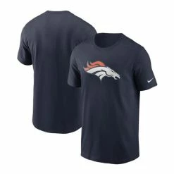 New 🔔 Nike Men's Navy Denver Broncos Primary Logo T-shirt ⌛