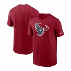 New 🥰 Nike Men's Red Houston Texans Primary Logo T-shirt ⭐