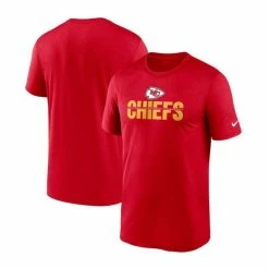 Brand new 🎉 Nike Men's Big And Tall Red Kansas City Chiefs Legend Microtype Performance T-shirt ✔️