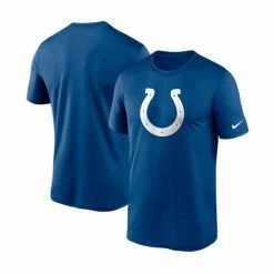New 🎁 Nike Men's Big And Tall Royal Indianapolis Colts Logo Essential Legend Performance T-Shirt 🔥