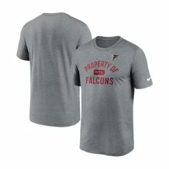 Hot Sale 👏 Nike Men's Big And Tall Heathered Charcoal Atlanta Falcons Property Of Legend Performance T-shirt Heather Charcoal 👏