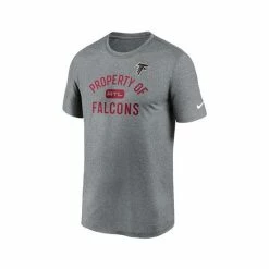 Hot Sale 👏 Nike Men's Big And Tall Heathered Charcoal Atlanta Falcons Property Of Legend Performance T-shirt Heather Charcoal 👏 -Outlet Nike Store unnamed file 1924