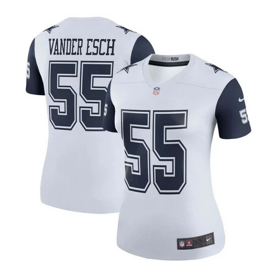 Promo ๐งจ Nike ๐ฉ Women's Leighton Vander Esch White Dallas Cowboys Color Rush Legend Player Jersey โ 3 Promo ๐งจ Nike ๐ฉ Women's Leighton Vander Esch White Dallas Cowboys Color Rush Legend Player Jersey โ
