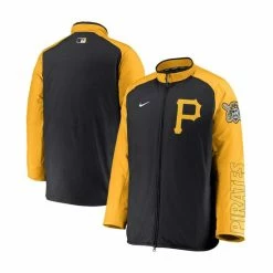 Deals โ Nike Men's Black Pittsburgh Pirates Authentic Collection Dugout Full-Zip Jacket ๐