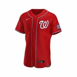 Flash Sale 😀 Nike Men's Red Washington Nationals Alternate Authentic Team Jersey 👏 -Outlet Nike Store unnamed file 1980