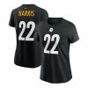 Cheap 😀 Nike 👩 Women's Najee Harris Black Pittsburgh Steelers 2021 NFL Draft First Round Pick Player Name Number T-shirt 😀 -Outlet Nike Store unnamed file 2000
