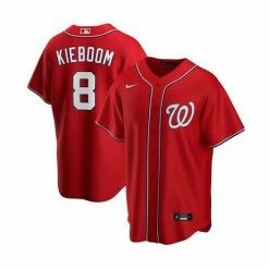 Top 10 ⌛ Nike Men's Carter Kieboom Red Washington Nationals Alternate Replica Player Name Jersey 🔥