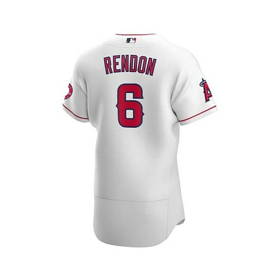 Outlet ⌛ Nike Men's Anthony Rendon White Los Angeles Angels Authentic Player Jersey ❤️ 4 Outlet ⌛ Nike Men's Anthony Rendon White Los Angeles Angels Authentic Player Jersey ❤️ - Image 2