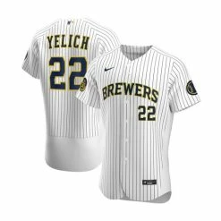 Outlet 🔔 Nike Men's Christian Yelich White Milwaukee Brewers Alternate Authentic Player Jersey ✔️ -Outlet Nike Store unnamed file 2097