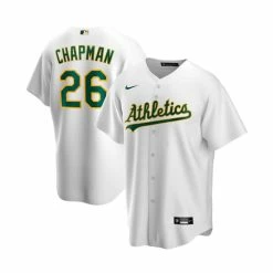 Discount 🔔 Nike Men's Matt Chapman White Oakland Athletics Home Replica Player Name Jersey 🎁