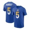 New ❤️ Nike Men's Jalen Ramsey Royal Los Angeles Rams Player Name Number T-shirt ❤️ -Outlet Nike Store unnamed file 2104