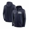 Brand new 🔔 Nike Men's College Navy, Gray Seattle Seahawks Mascot Performance Full-Zip Hoodie 🛒 -Outlet Nike Store unnamed file 2134