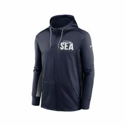 Brand new 🔔 Nike Men's College Navy, Gray Seattle Seahawks Mascot Performance Full-Zip Hoodie 🛒 -Outlet Nike Store unnamed file 2136