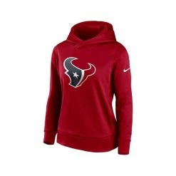 Flash Sale ⭐ Nike 👩 Women's Red Houston Texans Performance Pullover Hoodie 🎁 -Outlet Nike Store unnamed file 2142