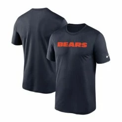 Best deal ✔️ Nike Men's Navy Chicago Bears Wordmark Legend Performance T-shirt 🧨