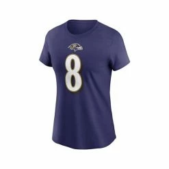Buy 🥰 Nike 👩 Women's Lamar Jackson Purple Baltimore Ravens Name Number T-shirt 🎉 -Outlet Nike Store unnamed file 2166