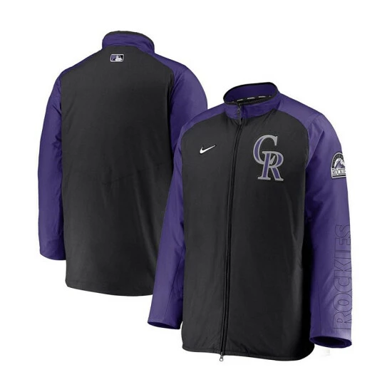 Best Pirce ๐ Nike Men's Black Colorado Rockies Authentic Collection Dugout Full-Zip Jacket ๐ 3 Best Pirce ๐ Nike Men's Black Colorado Rockies Authentic Collection Dugout Full-Zip Jacket ๐
