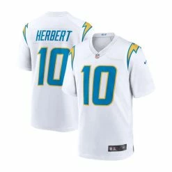 Coupon ⌛ Nike Men's Big And Tall Justin Herbert White Los Angeles Chargers Game Jersey 👍