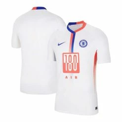 Buy 🎉 Nike Youth Boys And 👧 Girls White Chelsea 2020/21 Fourth Stadium Air Max Replica Jersey ⭐