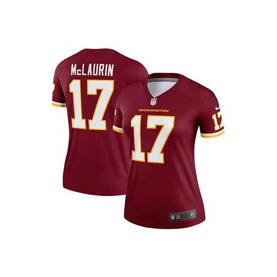 Best Pirce ⌛ Nike 👩 Women's Terry McLaurin Burgundy Washington Football Team Legend Jersey 🎉 4 Best Pirce ⌛ Nike 👩 Women's Terry McLaurin Burgundy Washington Football Team Legend Jersey 🎉 - Image 2