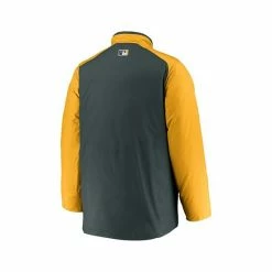 Coupon 👏 Nike Men's Green Oakland Athletics Authentic Collection Dugout Full-Zip Jacket ⌛ -Outlet Nike Store unnamed file 2231