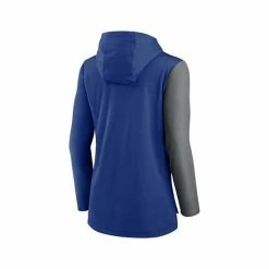 Coupon 🔔 Nike 👩 Women's Royal, Heathered Charcoal New York Giants Chevron Hoodie Performance Long Sleeve T-shirt ✔️ -Outlet Nike Store unnamed file 2241