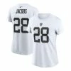 Buy 🌟 Nike 👩 Women's Josh Jacobs White Las Vegas Raiders Name Number T-shirt 🥰 -Outlet Nike Store unnamed file 2262