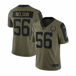 Wholesale ⭐ Nike Men's Quenton Nelson Olive Indianapolis Colts 2021 Salute To Service Limited Player Jersey 🔥
