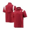 New ✔️ Nike Men's Crimson Alabama Crimson Tide 2021 Coaches Short Sleeve Quarter-Zip Jacket ❤️ -Outlet Nike Store unnamed file 2308