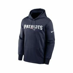 Wholesale 🔥 Nike Men's Navy New England Patriots Fan Gear Wordmark Performance Pullover Hoodie 🎁 -Outlet Nike Store unnamed file 2339