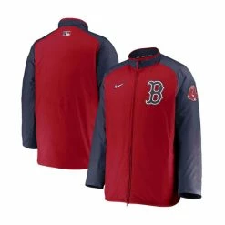 Buy ๐ Nike Men's Red, Navy Boston Red Sox Authentic Collection Dugout Full-Zip Jacket ๐คฉ