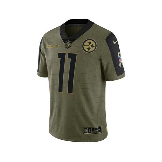 Hot Sale ๐งจ Nike Men's Chase Claypool Olive Pittsburgh Steelers 2021 Salute To Service Limited Player Jersey โ๏ธ 4 Hot Sale ๐งจ Nike Men's Chase Claypool Olive Pittsburgh Steelers 2021 Salute To Service Limited Player Jersey โ๏ธ - Image 2
