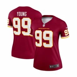 Brand new ๐งจ Nike ๐ฉ Women's Chase Young Burgundy Washington Football Team Legend Jersey โ