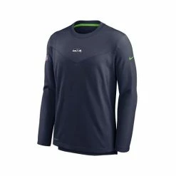 Best Pirce ❤️ Nike Men's College Navy Seattle Seahawks Sideline Team Performance Pullover Sweatshirt 🔔 -Outlet Nike Store unnamed file 2421