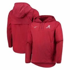 Brand new ❤️ Nike Men's Crimson Alabama Crimson Tide Player Quarter-Zip Jacket 🌟